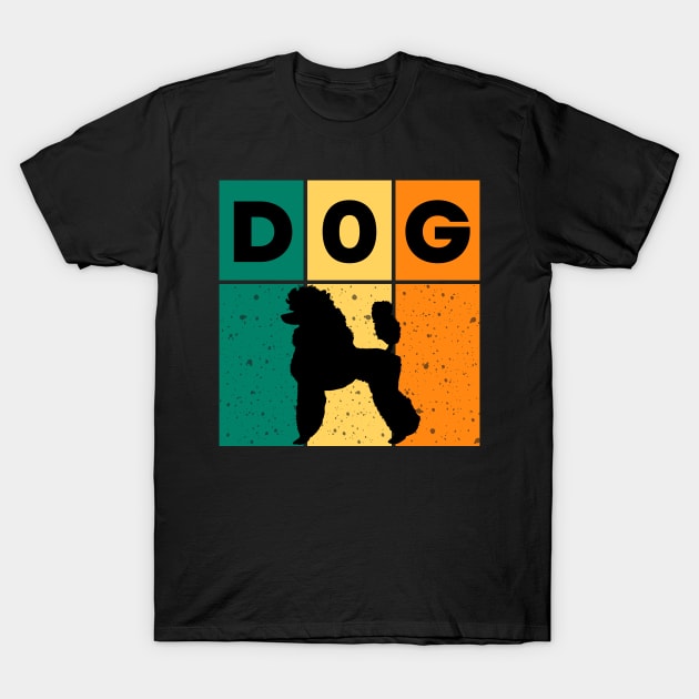 VINTAGE POODLE DOG T-Shirt by edub gifts